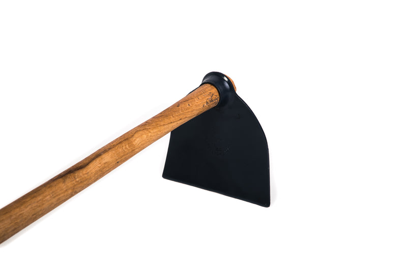Load image into Gallery viewer, Forged steel hoe with oak handle #4
