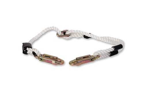 Adjustable shoulder strap with double action locks