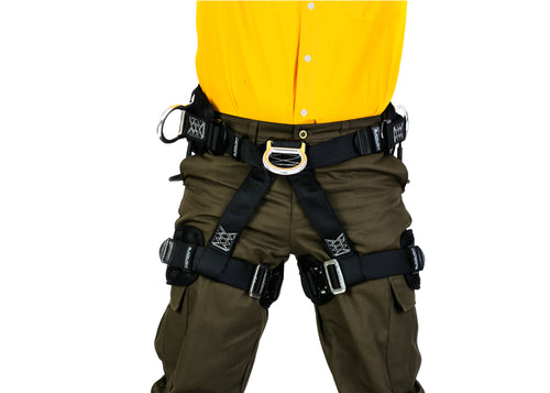 Specialized equipment to carry out the ascent and descent of trees in KIT