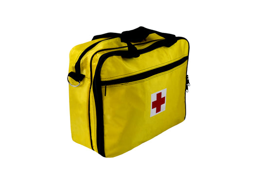 Medium first aid kit for initial burn treatment